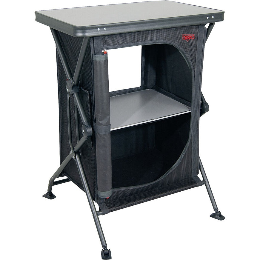 Cabinet CRESPO schwarz - mit 2 Regalen