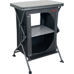 Cabinet CRESPO schwarz - mit 2 Regalen