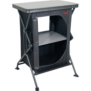 Cabinet CRESPO schwarz - mit 2 Regalen