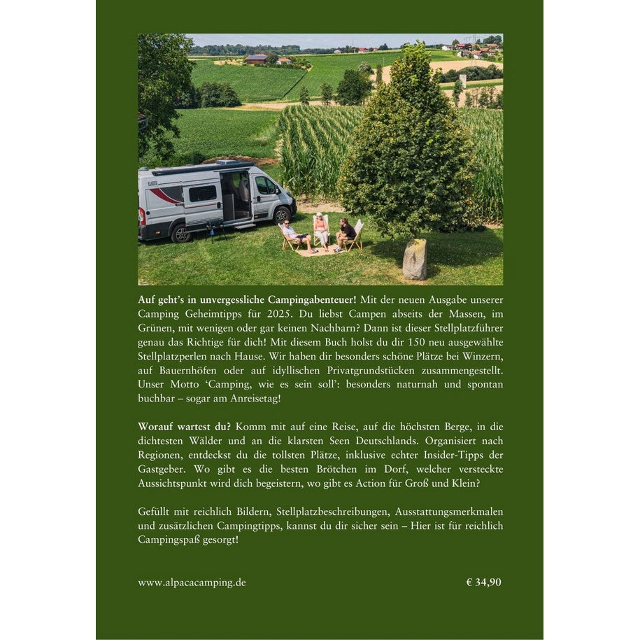 Camping Geheimtipps 2025 – Stellplatzführer Deutschland