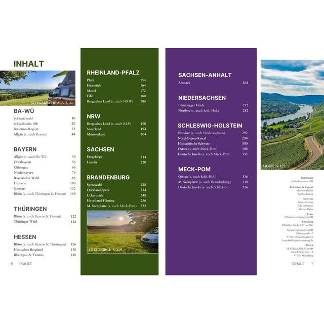 Camping Geheimtipps 2025 – Stellplatzführer Deutschland