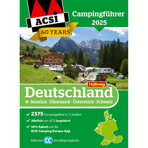 Campingführer Deutschland ACSI 2025 - Campingplätze