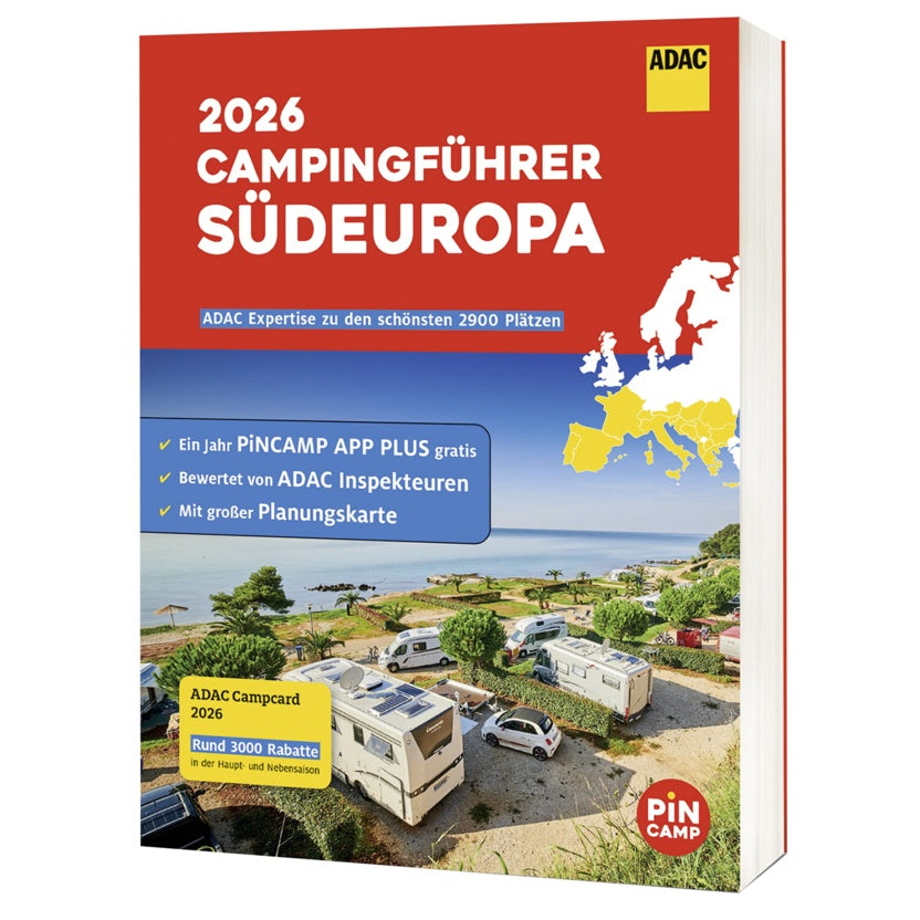 Campingführer Südeuropa 2026 – ADAC