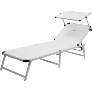 Campingliege BRUNNER Marbella in Weiß