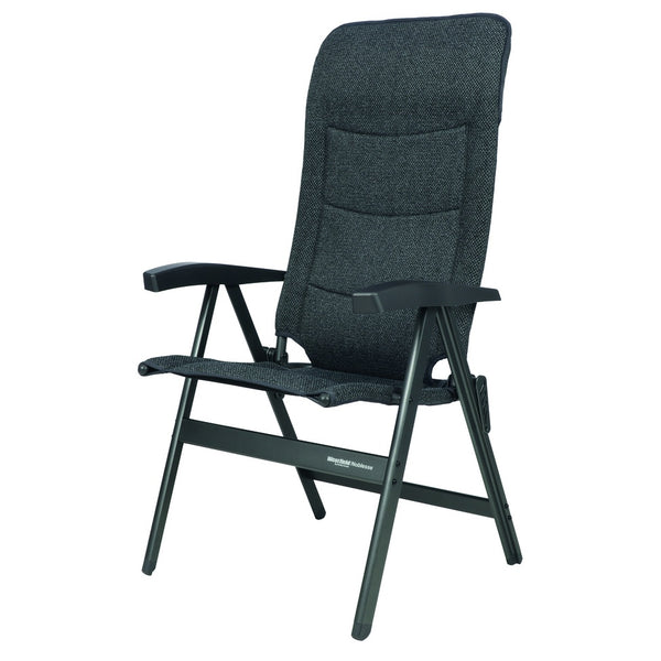 Campingstuhl Noblesse DGM – dunkelgrau meliert, 150 kg