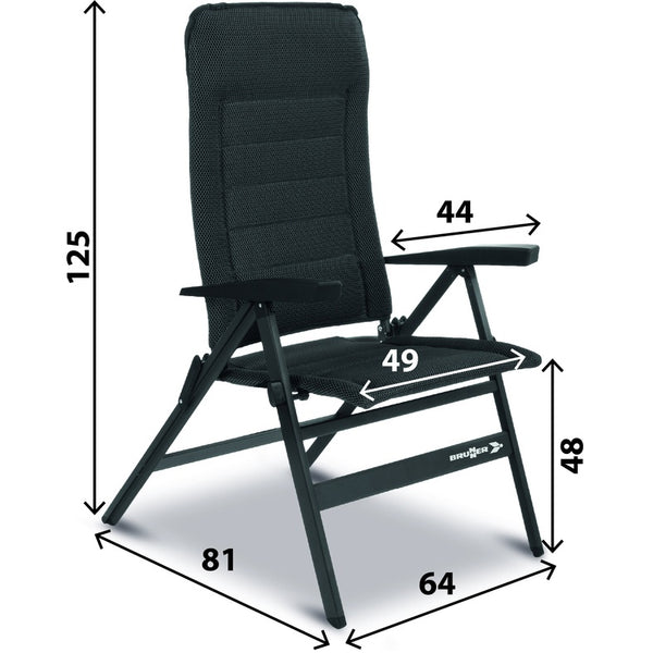 Campingstuhl Travellounger M – anthrazit - 2
