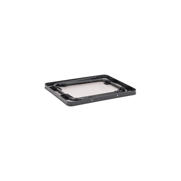 Campingtisch 65 x 53 cm schwarz/grau – klappbar - 8