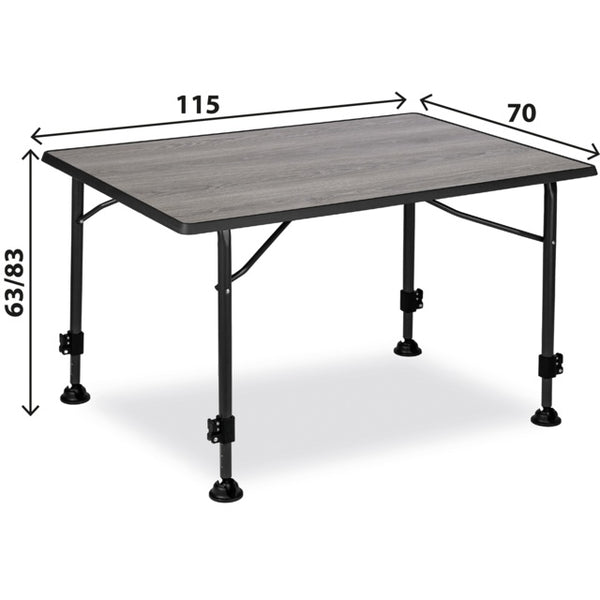 Campingtisch Linear Greywood 115 Holzoptik - 2