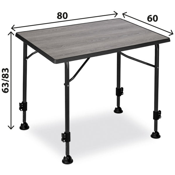 Campingtisch Linear Greywood 80 cm – Holzoptik - 2