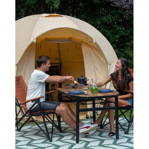 Campingtisch Melrose 120x80 cm – Industrial Schwarz - 15