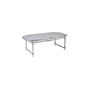 Campingtisch Oval 150 x 80 cm – faltbar, grau - 3