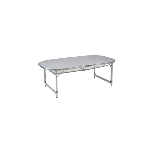 Campingtisch Oval 150 x 80 cm – faltbar, grau - 3