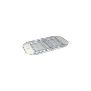 Campingtisch Oval 150 x 80 cm – faltbar, grau - 4