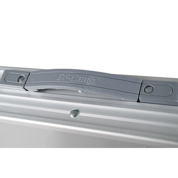 Campingtisch Oval 150 x 80 cm – faltbar, grau - 8
