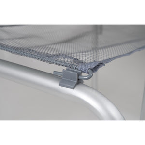 Campingtisch Oval 150 x 80 cm – faltbar, grau - 10
