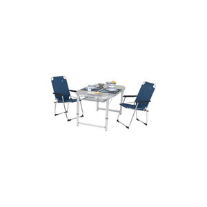 Campingtisch Oval 150 x 80 cm – faltbar, grau - 11
