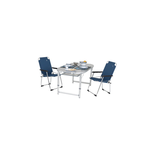 Campingtisch Oval 150 x 80 cm – faltbar, grau - 11