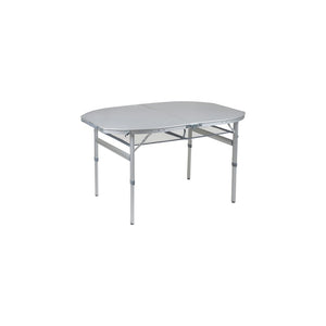 Campingtisch Premium Oval 120x80 cm, grau - 2