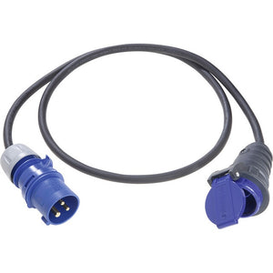 CEE-Adapterleitung 16A/250V H07RN-F 1,5 m schwarz