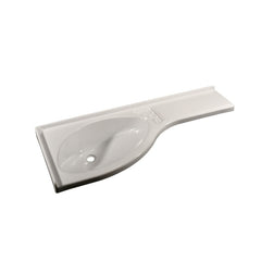 Comet Eckwaschbecken Ablage links 84 x 37,5 cm