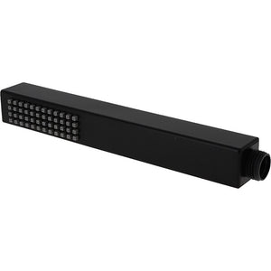 Comet Valeria Duschkopf matt schwarz – Kalkstopp