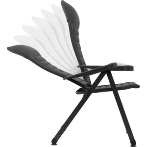 Crespo Campingstuhl Air-Select S – Dunkelgrau - 6