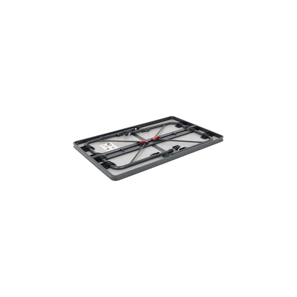 CRESPO Klapptisch mit verstärkter Melamin Tischplatte schwarz Höhe 59 bis 76 cm - 3