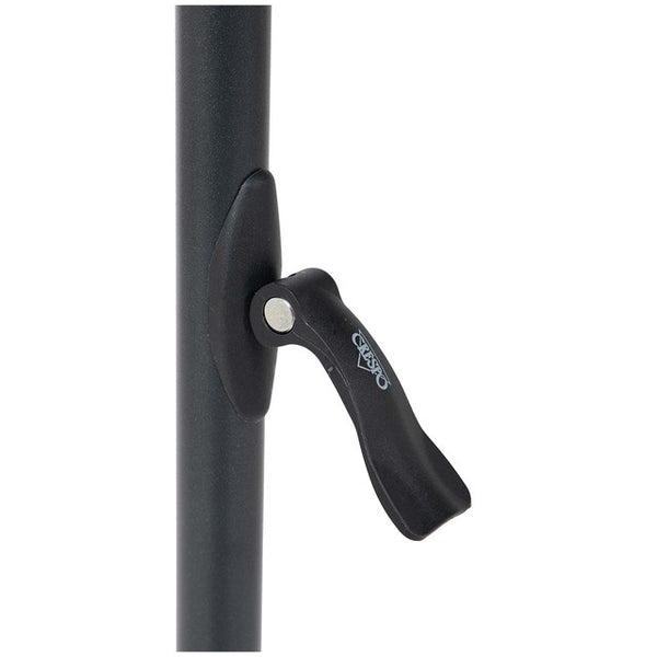 CRESPO Klapptisch mit verstärkter Melamin Tischplatte schwarz Höhe 59 bis 76 cm - 6