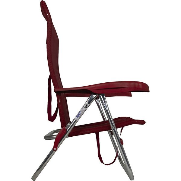 CRESPO Strandstuhl Beach Chair verstellbar Aluminium niedriger Sitz in 3 Farben - 4