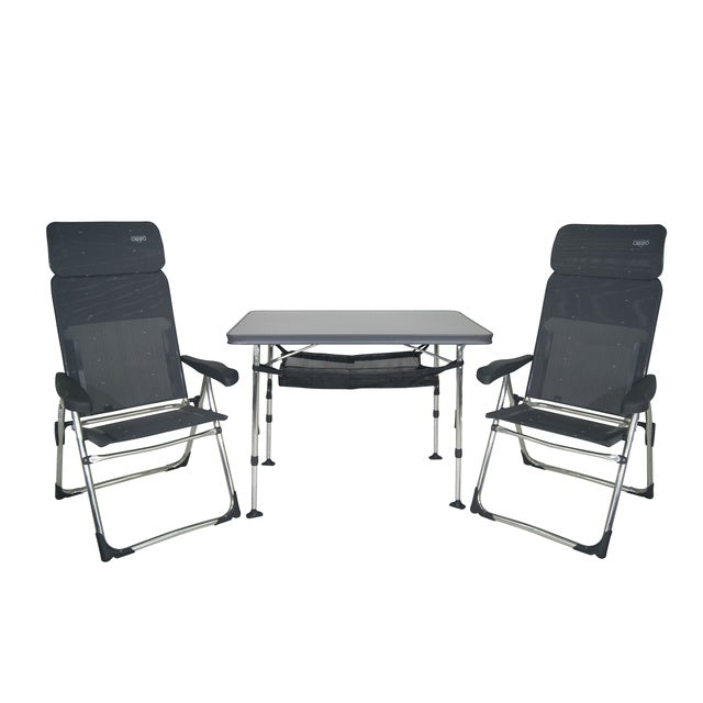 Crespo Stuhlset AL/213-CT-40 – 2 Klappstühle + Tisch