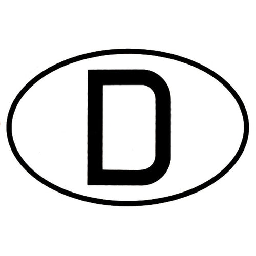 D-Schild Euro-Norm für Pannenhilfe