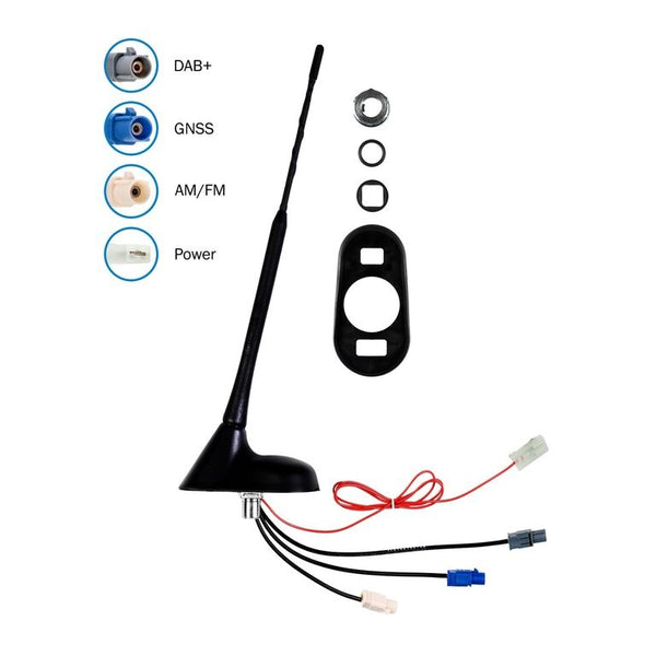 Dachantenne ATTB Kombiflex – aktiv AM/FM, DAB+, GNSS - 2