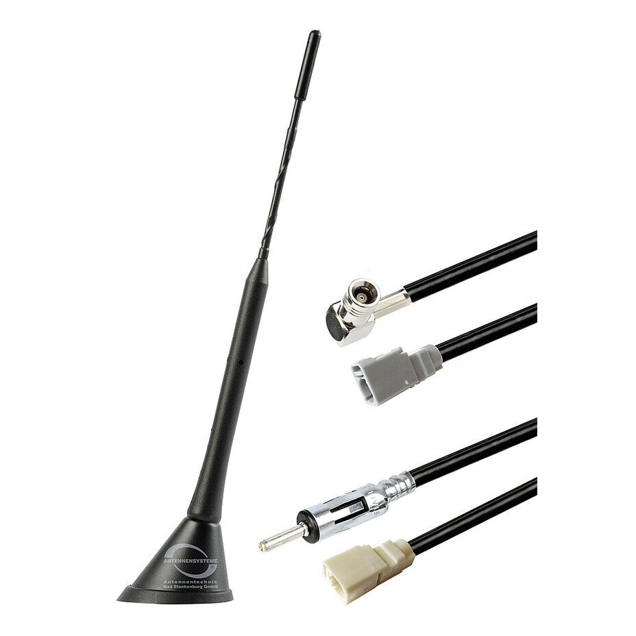 Dachantenne DAB+ aktiv mit FAKRA Adaptern