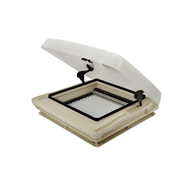 Dachhaube REMItop Vista 40x40 cm milchglas – flach & leise