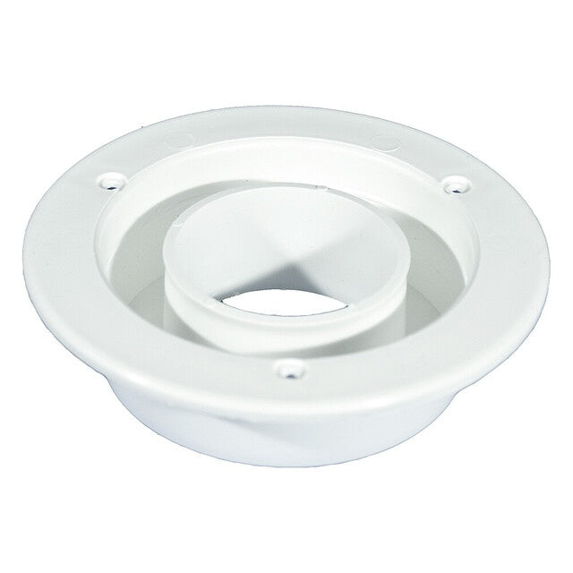 Dachlüfter mit Schlauchanschluss 60 mm, weiß