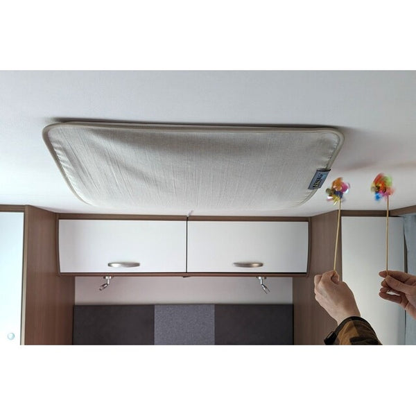 Dachlukenblende NiteAir® 70×50 cm – grau - 2