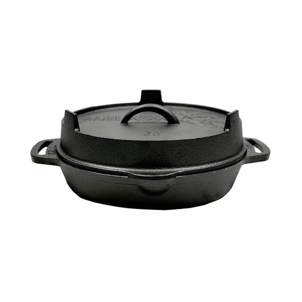 Deckel 25 cm Gusseisen für Feuerpfanne – VALHAL - 2