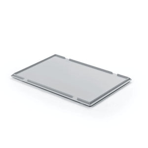 Deckel für Kunststoffbehälter 60×40 cm – grau
