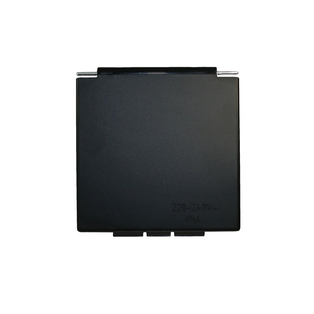 Deckel H.A.B.A. Schwarz für Steckdosen & Schalter