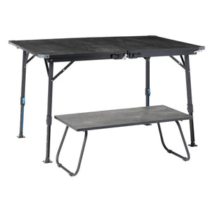 DEFA Flex 3-in-1 Campingtisch schwarz Bambus