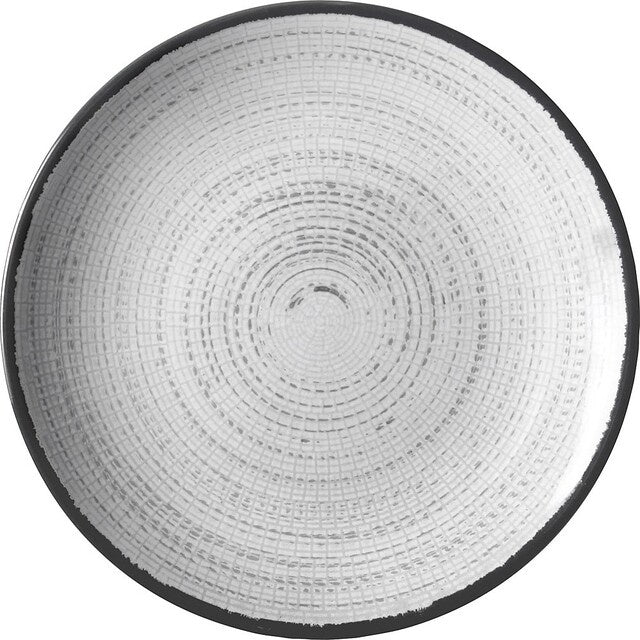 Dessertteller Tivoli 20 cm in Weiß/Schwarz