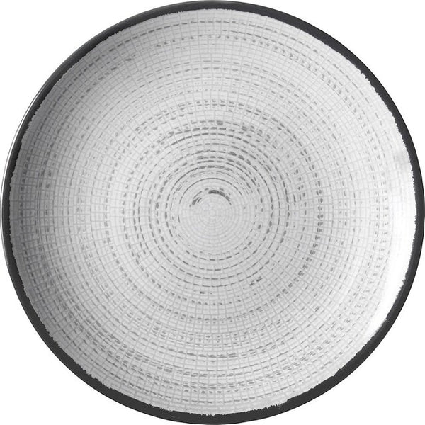 Dessertteller Tivoli 20 cm in Weiß/Schwarz