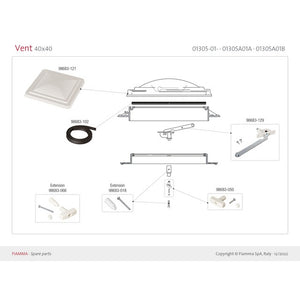 Dichtgummi Dachhaube 40x40 für Turbo Vent