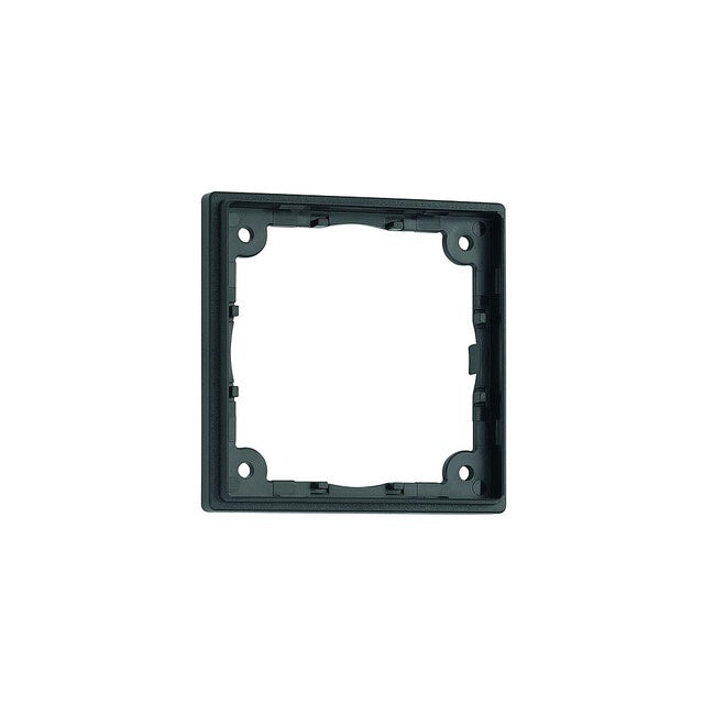 Distanzrahmen flach schwarz 1-fach für Steckdosen