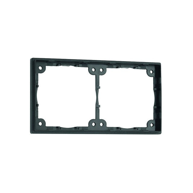 Distanzrahmen schwarz 2-fach flach - FAWO