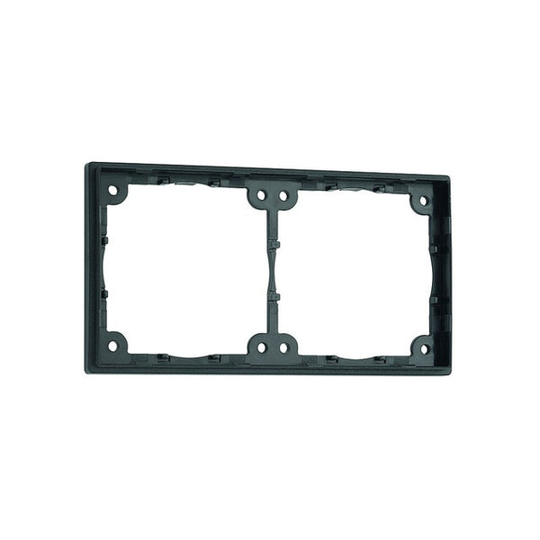 Distanzrahmen schwarz 2-fach flach - FAWO - 2