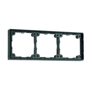 Distanzrahmen schwarz 3-fach für Steckdosen & Schalter - 2