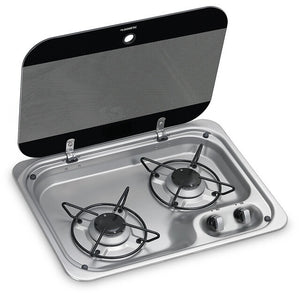 DOMETIC HBG 2335 – 2‑flammiges Gaskochfeld (schwarz)