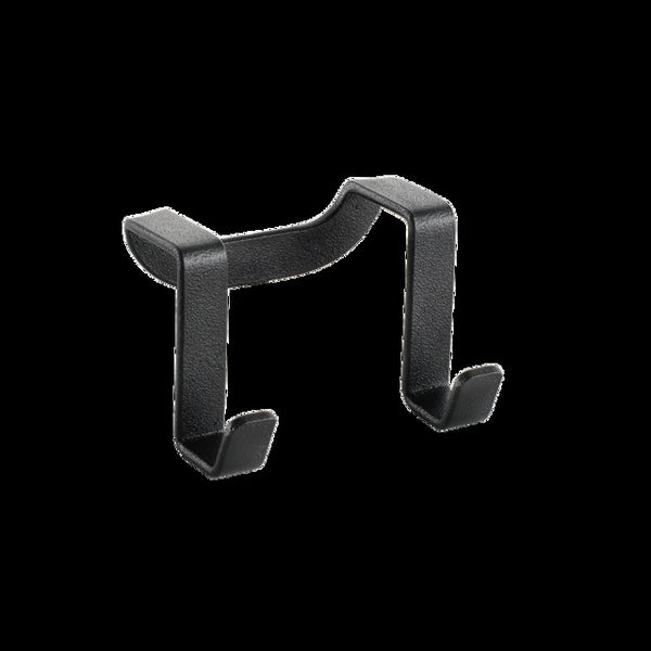 Doppelhaken Galileo LAVA schwarz – für Schranktüren