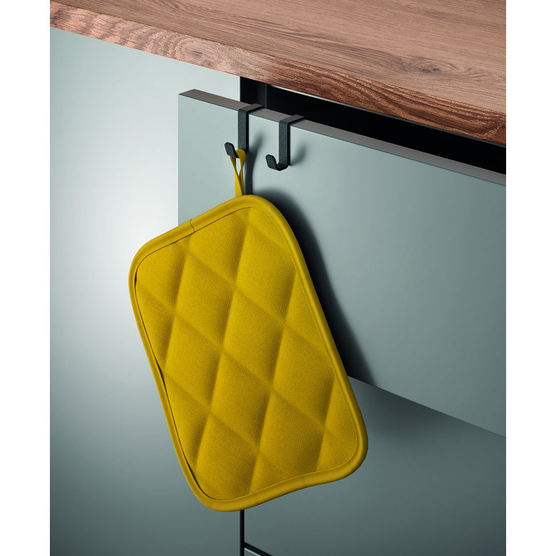 Doppelhaken Galileo LAVA schwarz – für Schranktüren